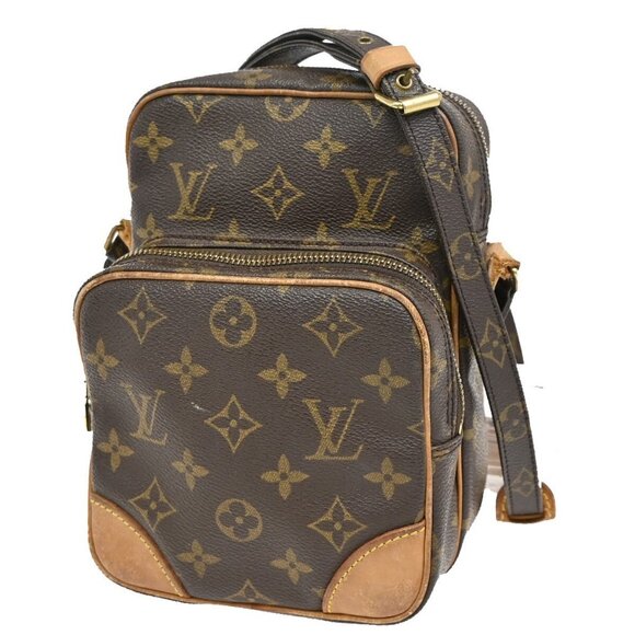 LOUIS VUITTON Amazon Crossbody Shoulder Bag Monogram Leathe - Picture 1 of 5